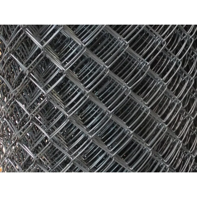 Diagonalgeflecht plastifiziert, anthrazit, grün, schwarz, Maschenweite 50 mm, Rolle à 25 m