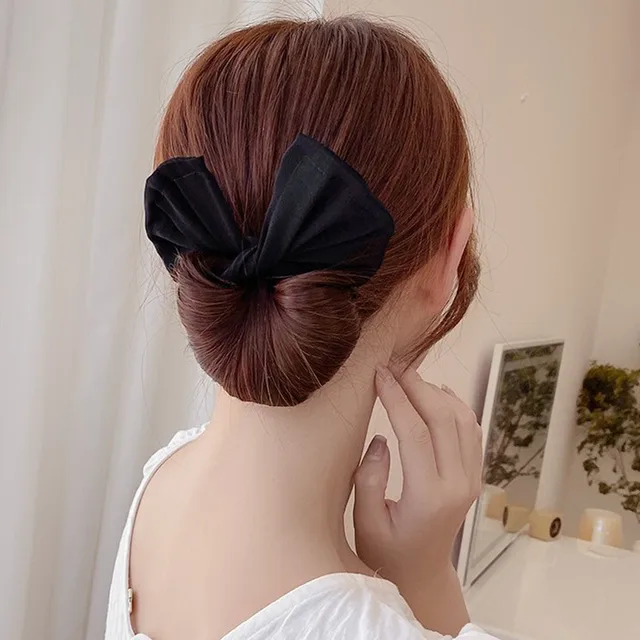 Haarspange mit Schleife für Damen & Mädchen | Charmantes Accessoire für Zopf & Half-Up | Schnell befestigt, alltagstauglich & festlich