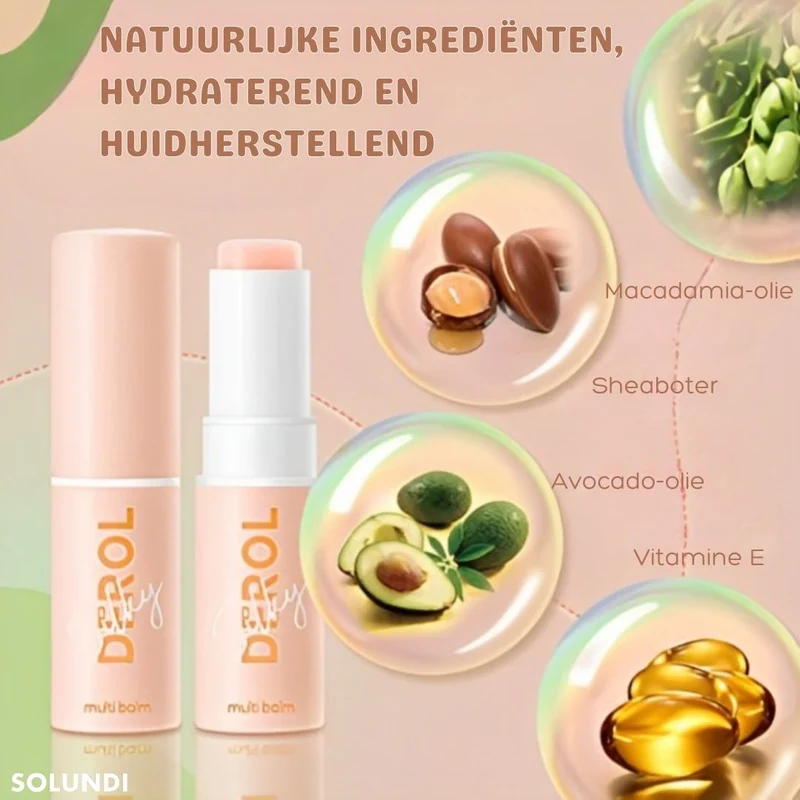 Anti-Falten Balsam-Stick 7 g 1+1 Set | Ultraleicht aufzutragen, sofortiger Pflege-Glow | Mit Avocado, Glycerin & Jeju-Ölen