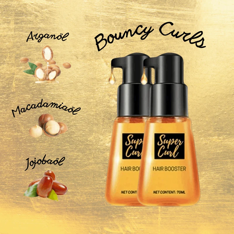 Locken-Serum | Leichtes Haaröl mit Argan-, Jojoba- und Macadamiaöl für definierte Locken, Glanz und weniger Frizz