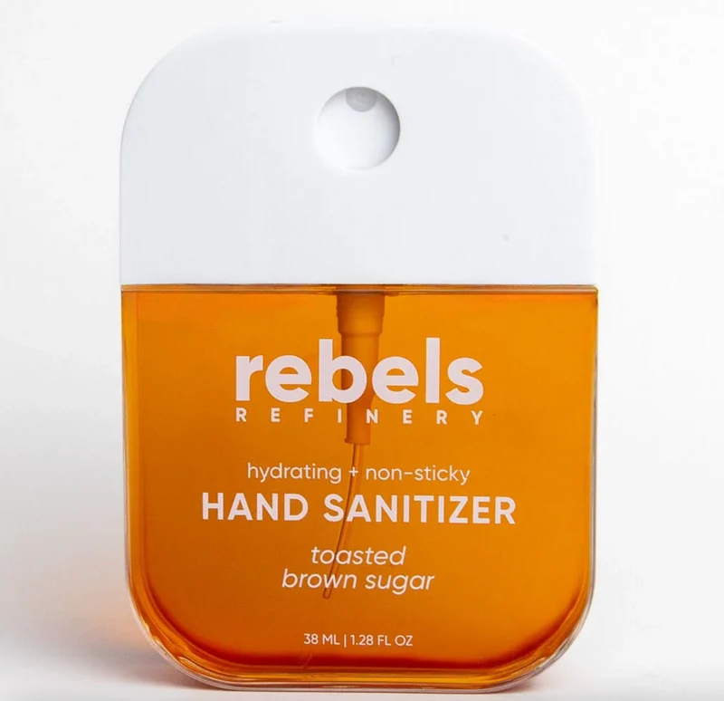 Rebels Refinery Refillable Pocket Hand Sanitizer – Toasted Brown Sugar