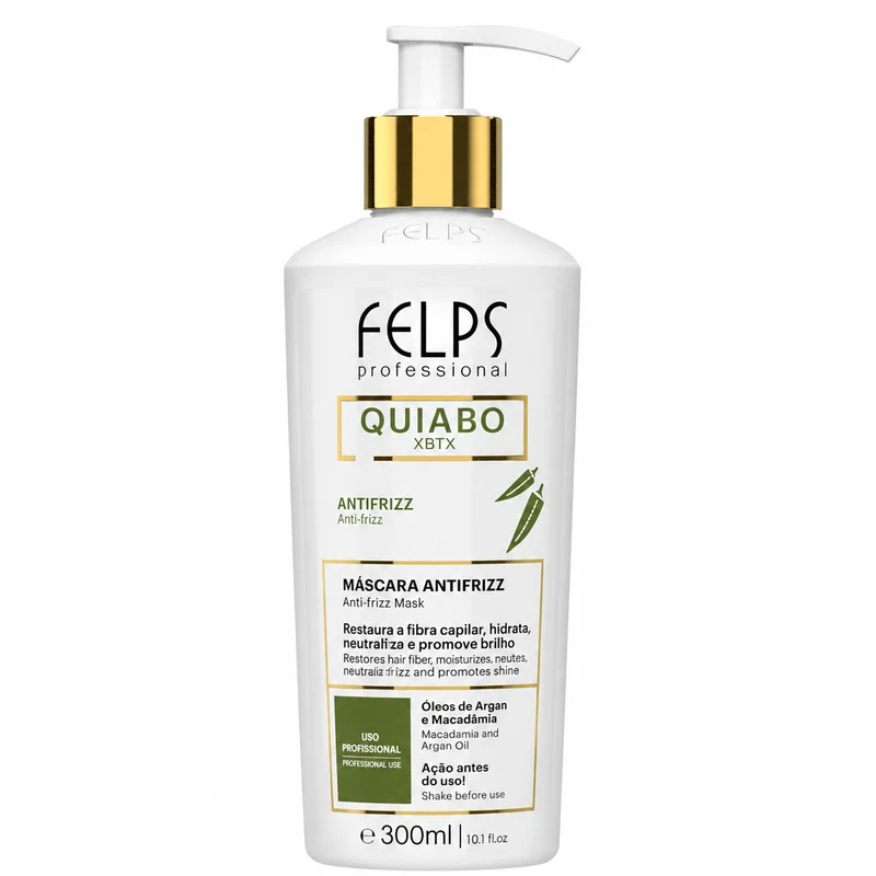 Felps, Quiabo, Après-shampooing réparateur pour cheveux, 300 ml