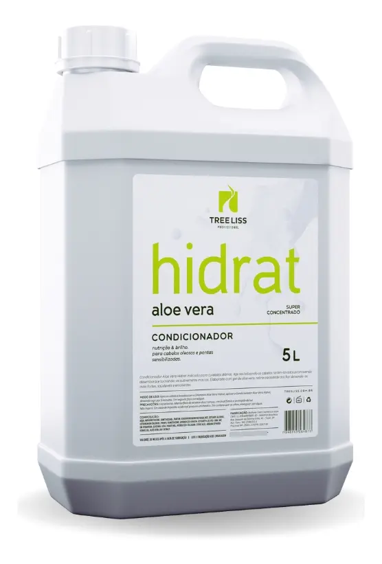 Tree Liss, Hydratant à l'aloe vera, Après-shampoing réparateur pour cheveux, 5 L