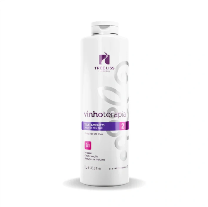 Tree Liss, Vinho terapia Tratamento Reconstrutor, Après-shampooing réparateur pour cheveux 2, 1L