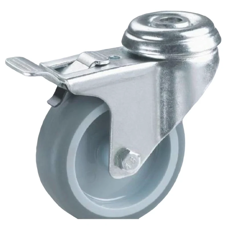 Art.521S - Lenkrolle mit Doppelstop Ø 50 mm