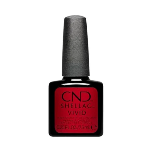 CND SHELLAC VIVID vernis U.V. tapis rouge
