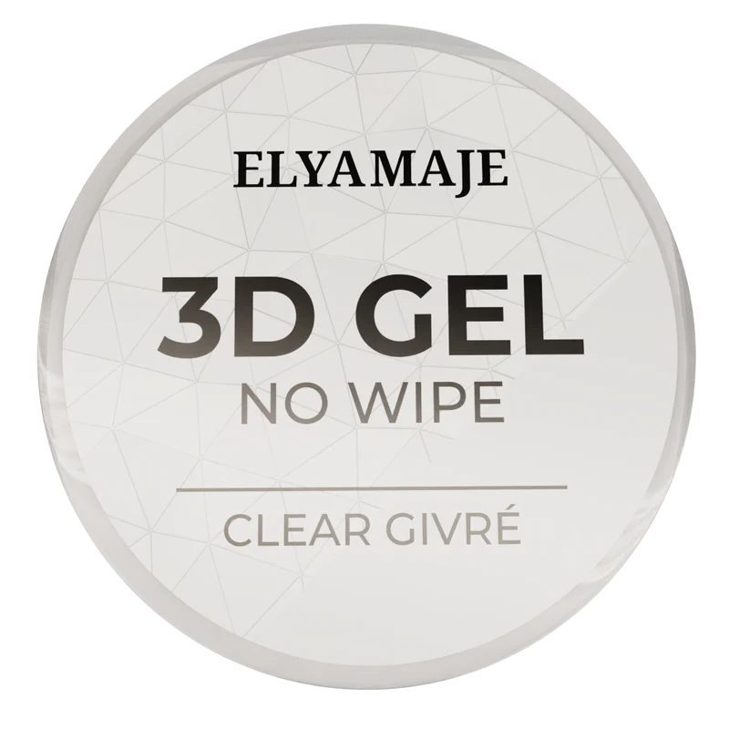Clear Givré – 3D gel – No wipe – ElyaMaje