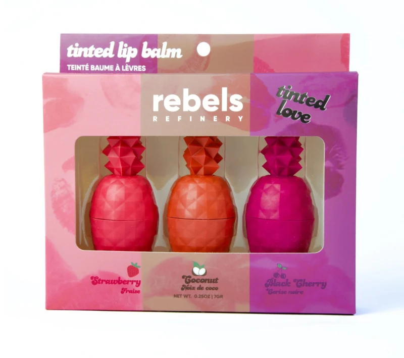 Rebels Refinery Tinted Lip Balm – Gift Set