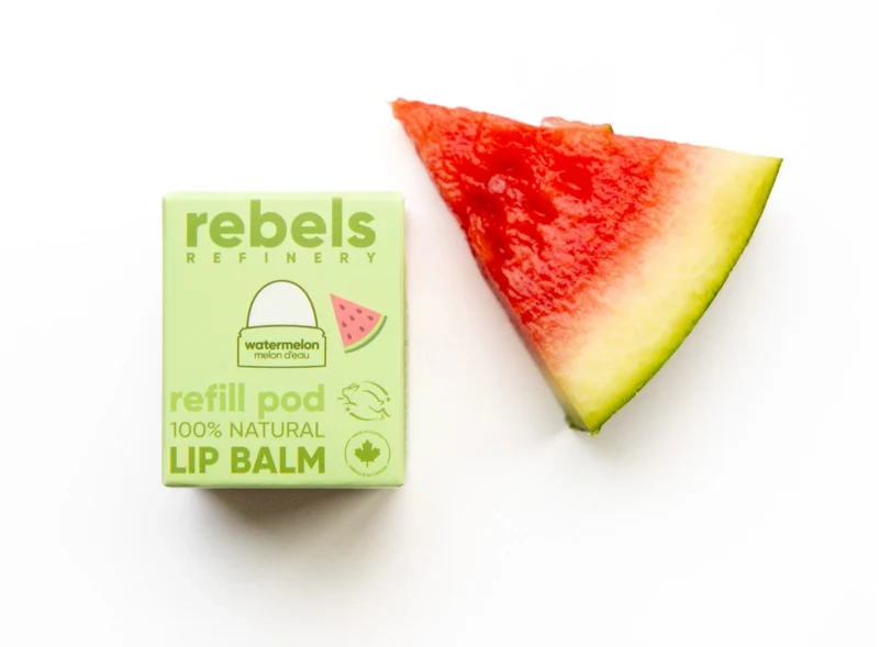 Rebels Refinery Refill Pod for Refillable Lip Balm – Watermelon