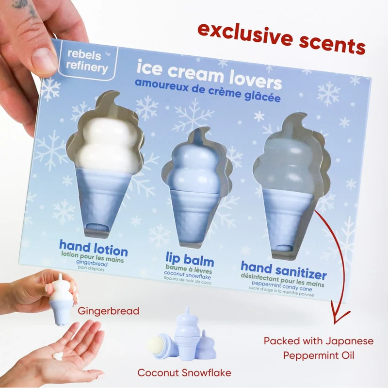 Rebels Refinery Holiday Ice Cream Lovers Gift Set