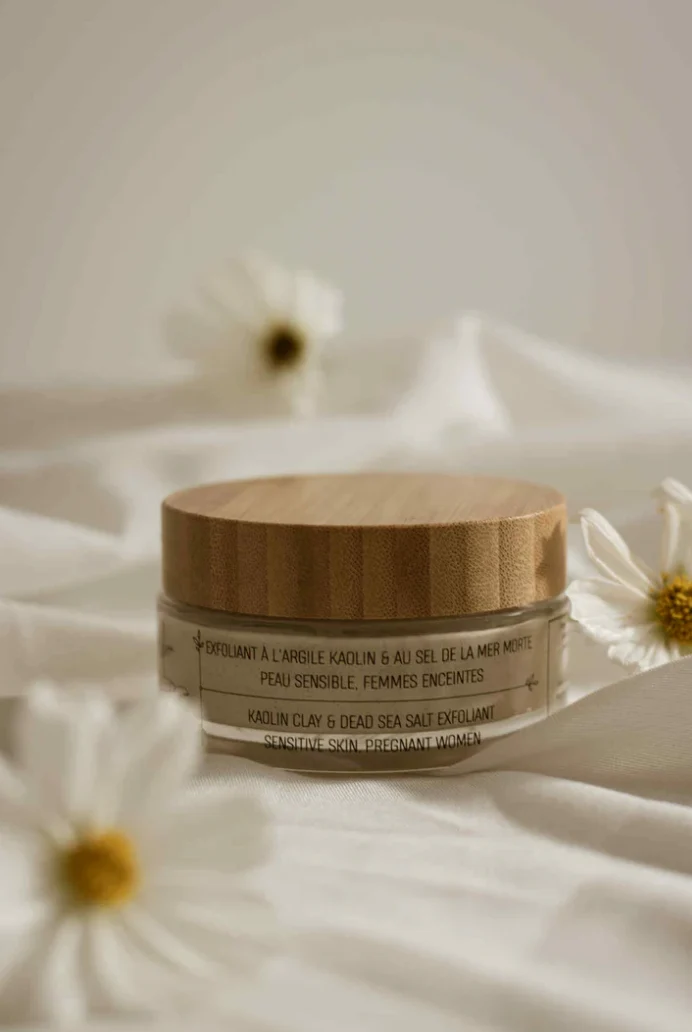 Zarits White Clay & Dead Sea Salt Exfoliant – For Hair & Face (Pregnancy-Safe & Sensitive Skin)