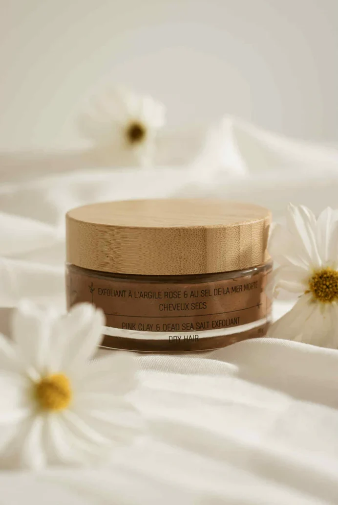 Zarits Pink Clay & Dead Sea Salt Exfoliant – For Hair & Face (Dry or Sensitive Skin)