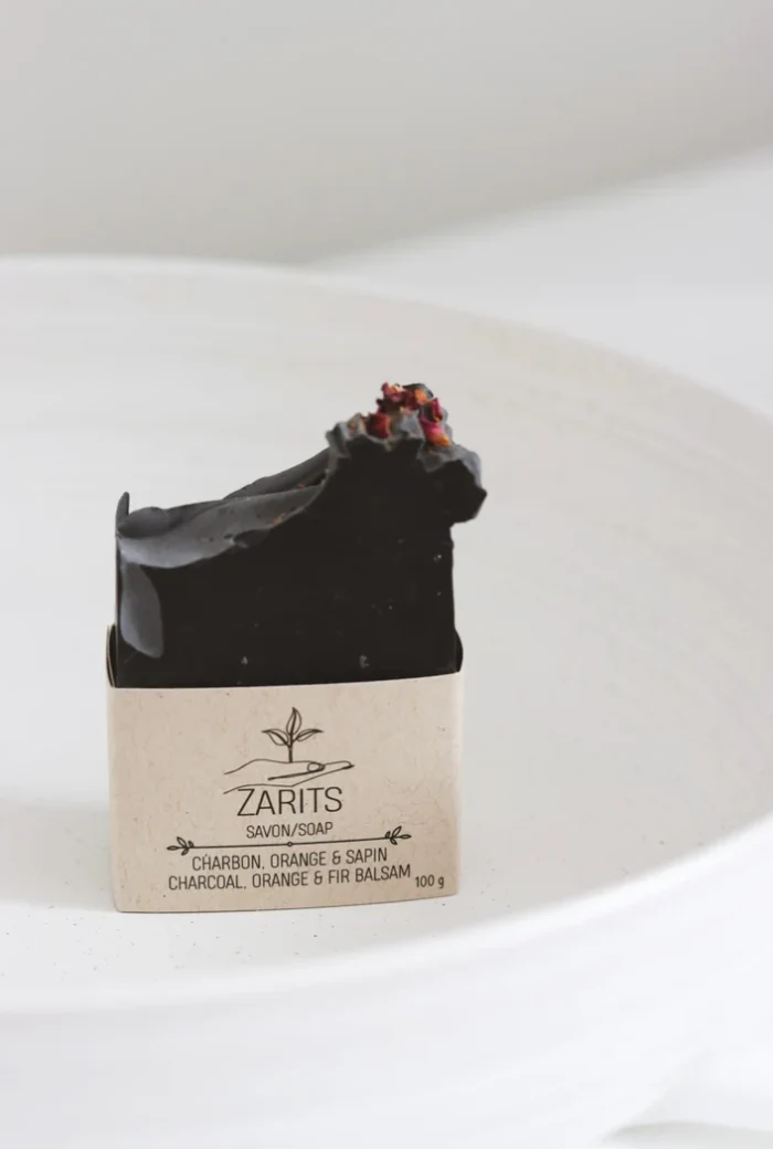 Zarits Black Charcoal, Fir Balsam & Sweet Orange Soap