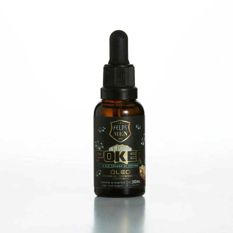 Felps, Oleo Men Poker, Huile de finition pour cheveux, 30 ml 1.0 oz